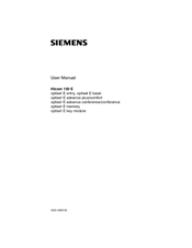 Siemens hicom 150 e User Manual
