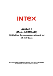 Intex AVATAR 2 IT-M804RC Manual