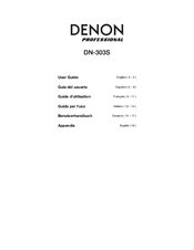 Denon DN-303S User Manual