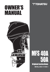 Tohatsu MFS 50A Manuals
