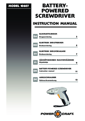 Power Craft 10607 Instruction Manual