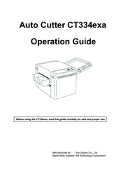 ITOX CT334exa Operation Manual