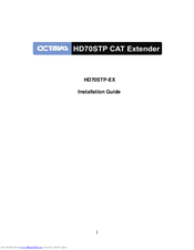 Octava HD70STP-EX Installation Manual