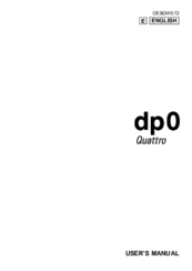 Quattro dp0 User Manual