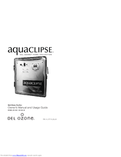 Del ozone aquaclipse ZO-400 Owner's Manual And Usage Manual