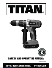 Titan TTI526COM Safety And Operating Manual