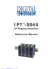 Digital Acoustics IP7-SS40 Reference Manual