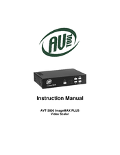 AV TOOL ImageMAX PLUS AVT-3800 Instruction Manual