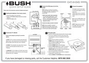 Bush CHT101DVD Quick Setup Manual