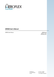 Aeroflex GRESB User Manual