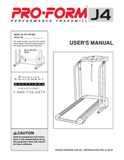 Pro-Form J4 831.297060 User Manual