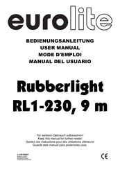 EuroLite Rubberlight RL1-230 User Manual