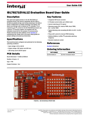 Intersil ISL78171EVAL1Z User Manual