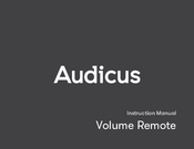 Audicus Volume Remote Instruction Manual