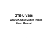 Zte -U V856 User Manual