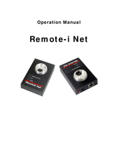 Contronics Remote-i Net Operation Manual