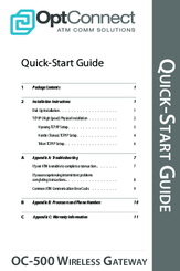 OptConnect OC-500 Quick Start Manual
