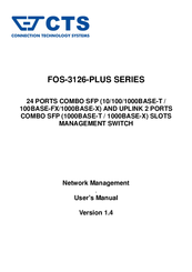 Cts FOS-3126-PLUS SERIES User Manual