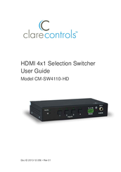 Clare Controls CM-SW4110-HD User Manual