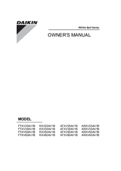 Daikin FTXV35AV1B Owner's Manual