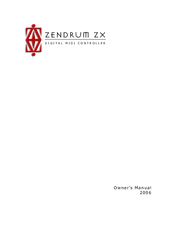 Zendrum ZX Owner's Manual