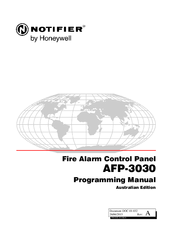 Notifier AFP-3030 Programming Manual