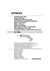 Hitachi CJ 10DL Handling Instructions Manual