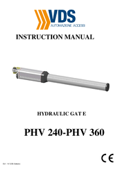 vds PHV 240 Instruction Manual