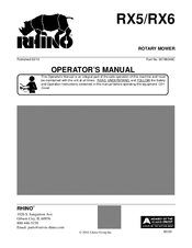 RHINO RX5 Operator's Manual
