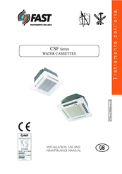 FAST CSF42 Installation, Use And Maintenance Manual