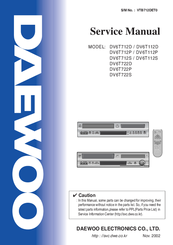 Daewoo DV6T112P Service Manual