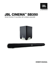 JBL Cinema SB350 Owner's Manual