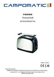 Campomatic Philadelphia TS200 Instruction Manual