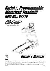 Life Gear Sprint-1 97710 Owner's Manual