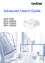 Brother Dcp T500w Manuals Manualslib