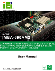 IEI Technology IMBA-690AM2 User Manual