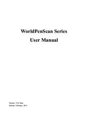 Penpower WorldPenScan Series User Manual