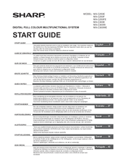 Sharp MX-C250F Start Manual