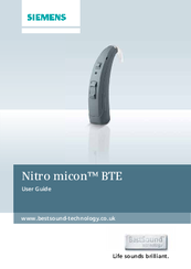 Siemens Nitro micon BTE User Manual