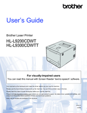 Brother HL-L9200CDW(T) HL-L9300CDW(T) User Manual
