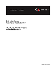 Siemon 7W Series Instruction Manual