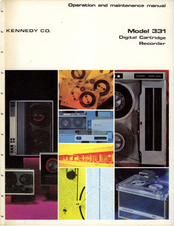 Kennedy 331 Operation And Maintenance Manual