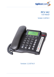 Splicecom PCS 542 User Manual