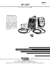 Lincoln SP-100T Operator's Manual