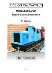 Ride on Railways Hercules Loco Instructions Manual