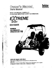 Hammerhead eXtreme Sport ES150IIR Owner's Manual