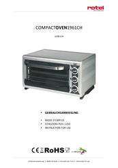 Rotel U1961CH Instructions For Use Manual