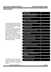 Subaru 2003 Legacy Service Manual