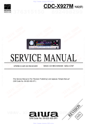 Aiwa CDC-X927M YUC Service Manual