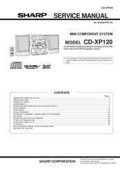 Sharp CD-XP120 Service Manual